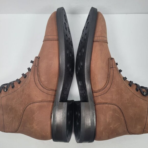 Thursday Boot Co. Men's Brown Leather Lace-Up Boots 22081 6598 US Size 12W - Picture 7 of 9